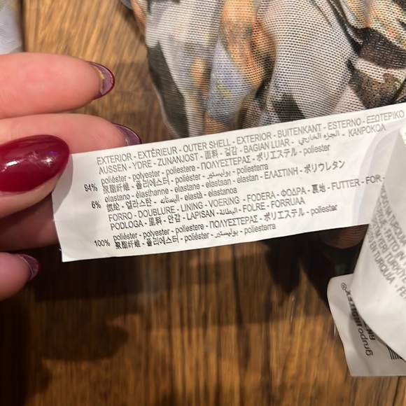 NWT Zara Women’s Green and Yellow Mini Dress Size Medium - Picture 4 of 4